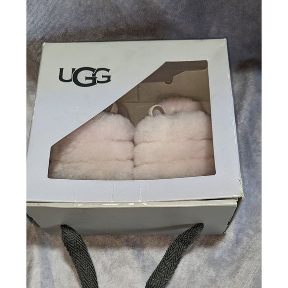 Ugg Pink I Fluff Yea Slides - Picture 6 of 10